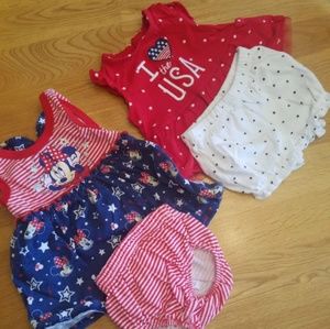 Patriotic 0 to 3 months bundle